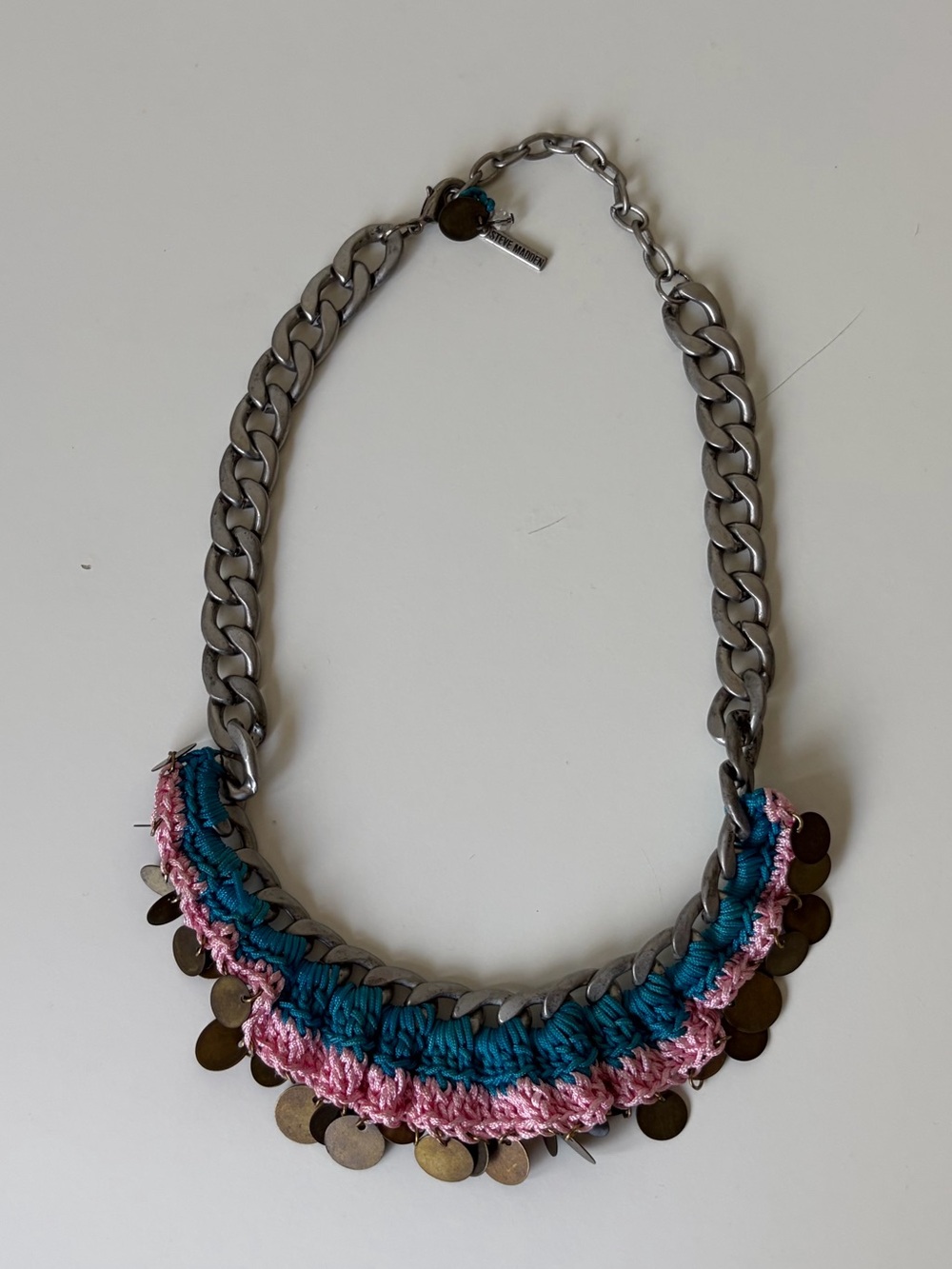 Steve Madden statement chain necklace